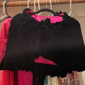 Unique and gorgeous velvet and satin cape!